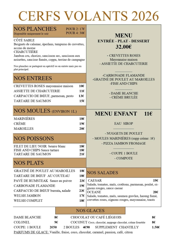 Carte du Festival - L'Imbuto - restaurant BERCK - meilleur resto BERCK